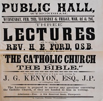Fr Ford Lecture Poster